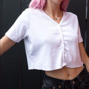 brandy button up top